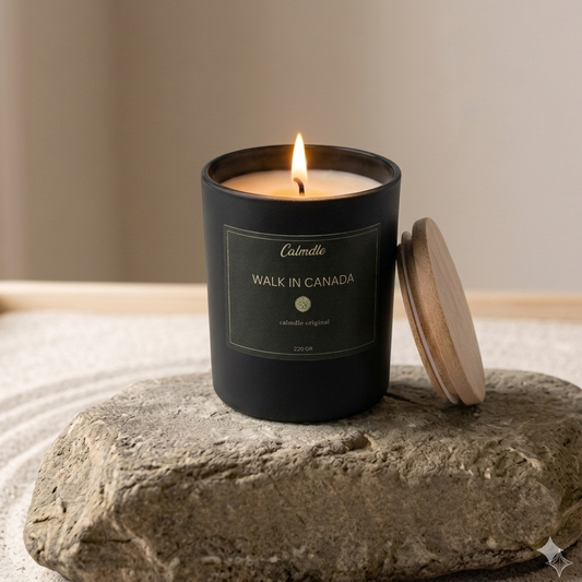 Bougie Parfumée "Walk In Canada" (Odeur Sapin Naturel)