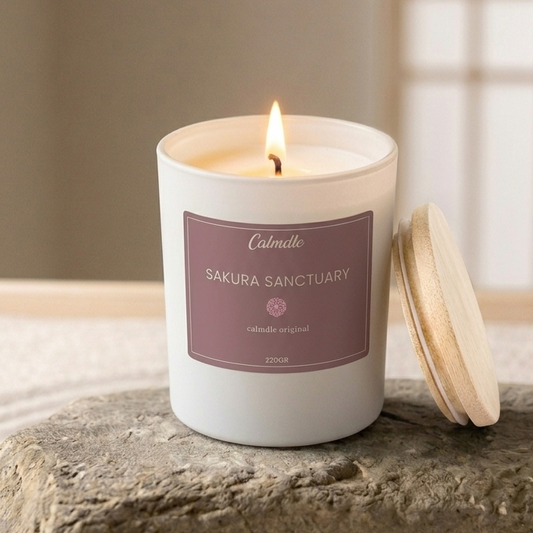 Calmdle Bougie Sakura sanctuary - fleur de cerisier 220g